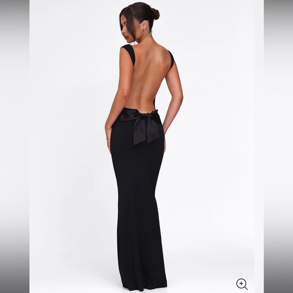 Tiger Mist Black Sleeveless Backless Gown - Picture 4 of 4